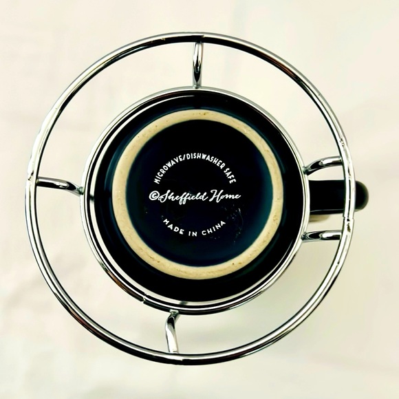 Sheffield Home / 4~Espresso Mugs With Holder - Picture 4 of 7